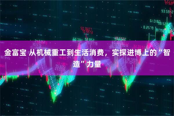 金富宝 从机械重工到生活消费，实探进博上的“智造”力量